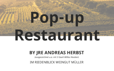 POP-UP GOURMETRESTAURANT